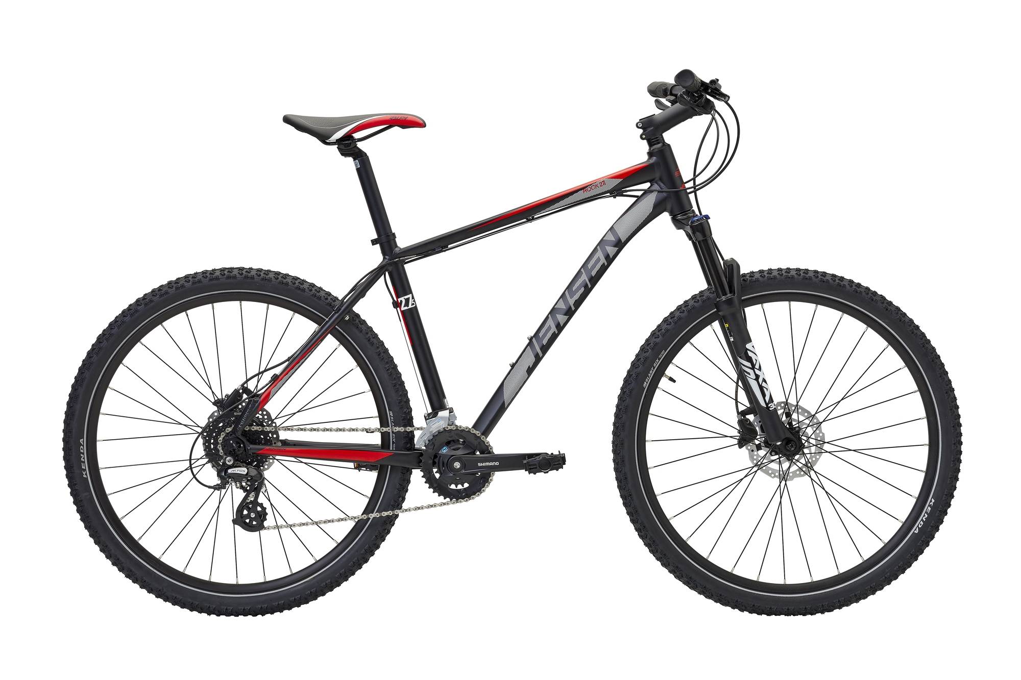 Jensen - Mountainbike Rock /rød - XS - sort