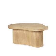 Ferm Living - Isola Coffee Table - Natural - Soffbord - Beige - Trä