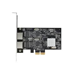 StarTech.com 2-Port 2.5Gbps NBASE-T PCIe Network Card, Intel I225-V, Dual-Port Computer Network Card, Multi-Gigabit NIC, PCI Express Server LAN Card, Desktop Ethernet Interface