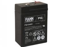 (ComputerSalg) Fiamm PB-6-4,5 blybatteri 6 V 4,5 Ah blyfleece (B x H x D) 70 x 106 x 47 mm flatstift 4,8 mm underhållsfritt låg självurladdning