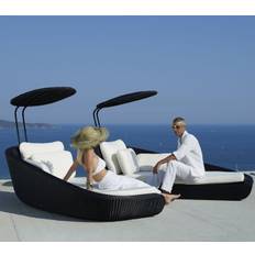 Savannah Daybed - Savannah daybed, højre modul / Cane-line Weave, Black / Ingen hynde