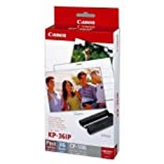 Canon fotopapper för Canon Selphy CP 780, 36 ark A6 RS: vykort, färgbläckpappersset, 100 x 148 mm, CP780