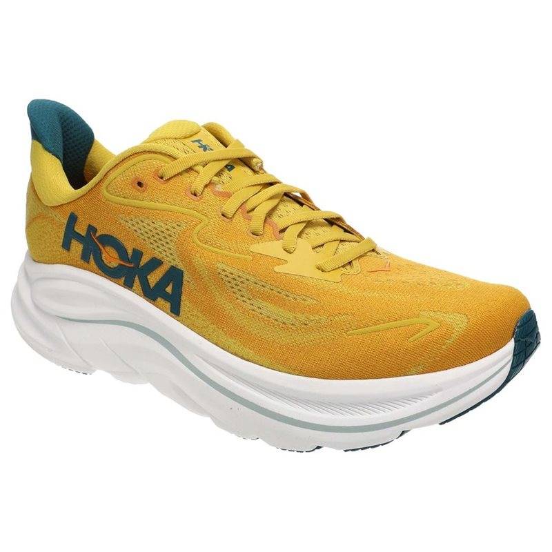 Hoka M Clifton 10 Yellow Gold/Tidal Wave Yellow Gold/Tidal Wave 43 1/3 (43 1/3)