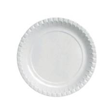 Tallerkener biopak, coated pap, ø 18 cm, pose a 100 stk.