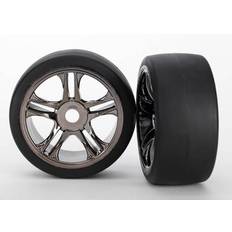 Tires & Wheels Slicks S1/S-Spoke Black Chrome Front (2) XO-1