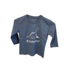 #Storebror T-Shirt L/S, Denim Blue - Storebror T-Shirt - Legekammeraten.dk