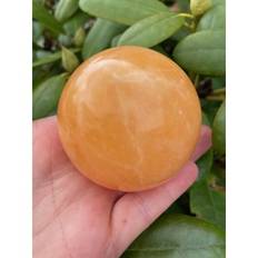 Orange calcit kugle - Calcit - GodKarmaShop