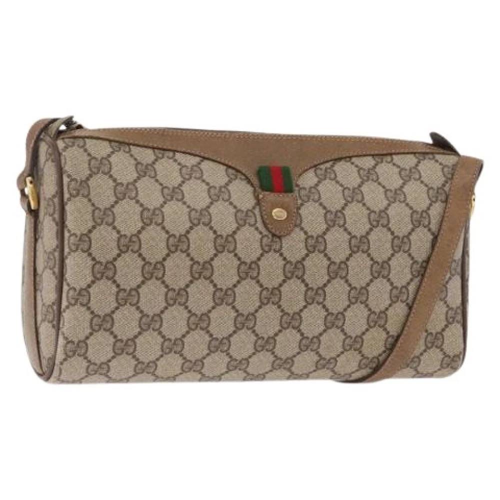 Gucci Vintage Pre-owned Plast gucci-tasker - Vintage - Dame - Brun - ONE SIZE -