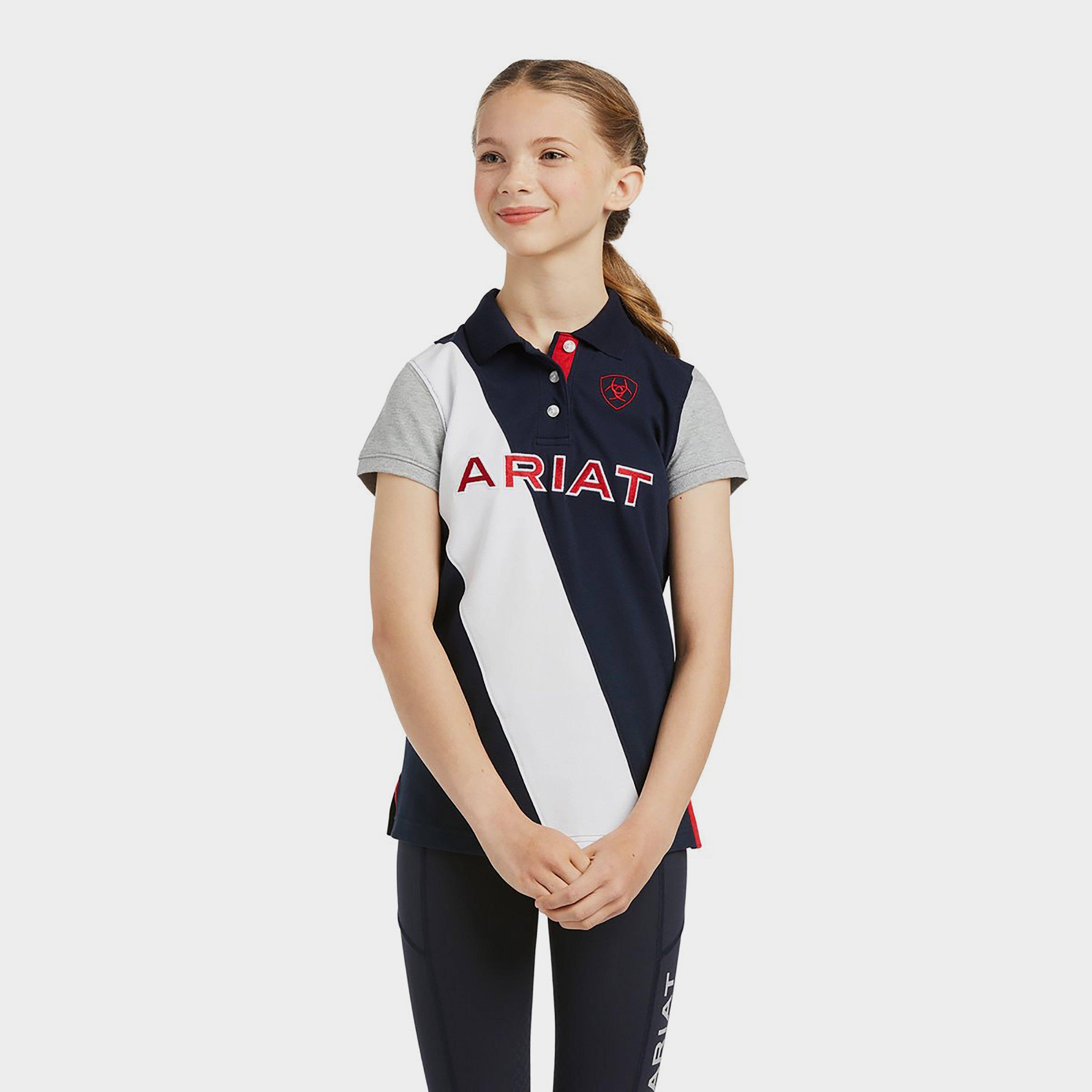 Ariat Child's Teams Taryn Short Sleeved Polo Shirt, Team - M