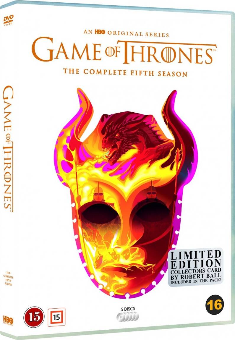Game Of Thrones - Sæson 5 - Hbo - Robert Ball Limited Edition - DVD - Tv-serie