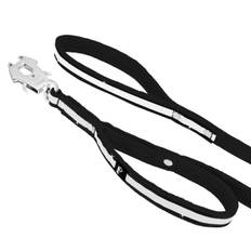 Guard Leash Safe Svart - Väktarkoppel med handtag &amp reflex