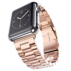 SKALO Lænkearmbånd Apple Watch Series 7-9 41mm - Rosa guld