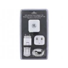 Lightning USB Dual Power Adapter 10W, Plugs