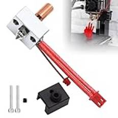 Ender 3 S1 Sprite Extruder Hotend Heater Block Kit, Titanium Heatbreak Upgrades High Temperature 300 ℃ Plated Copper Nozzle för Ender 3 S CR-10 Smart Pro Sermoon V1 Sermoon V1 Pro 3D-skrivare