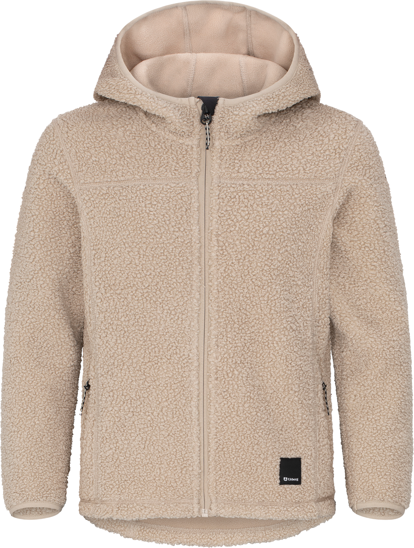 Urberg Juniors' Pile Hoodie Humus, 134/140