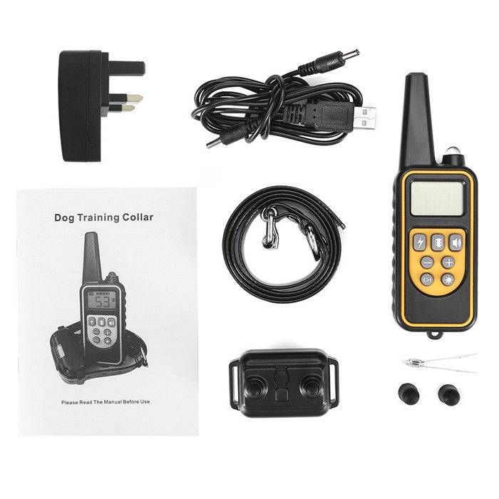 800m Electric Dog Training Collar Anti-barking Device - Black1UK