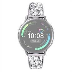 22 mm rem i rostfritt Steel Sparkle Bling Glitter Band för Samsung Galaxy Watch3 45 mm / Gear S3 Frontier / Suunto 9 Peak