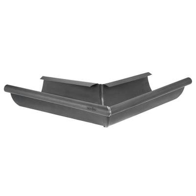 Gering AZ, rund tagrende-del, 333mm, 12", 90 grader, zink