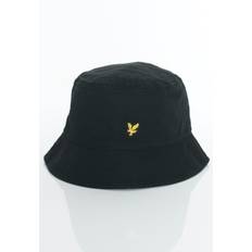 Lyle & Scott - Bucket True Black - Bucket Hut - Schwarz - Onesize - 100% Bio-Baumwolle
