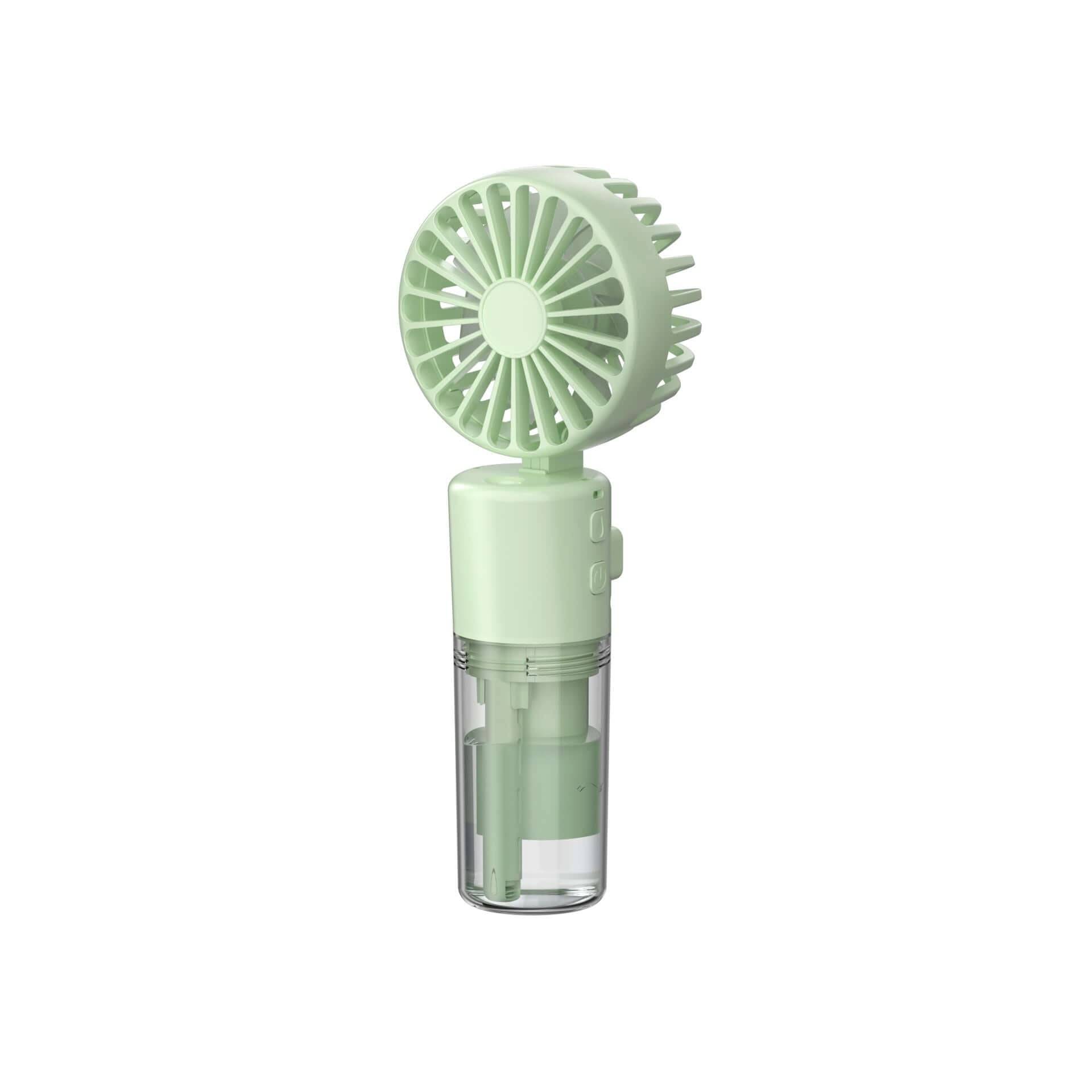 Portable Handheld Spray Fan 4 Speed Water Spray Mist Fan - F2 Spray Fan Green / Hand held Spray Fan