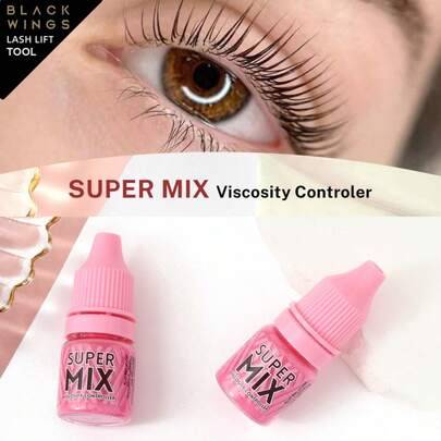 1 st/3 st Lash Lift Super Max perminglösning och lim, fast lim, ögonfrans- och ögonbrynsvax, permingkuddar för ögonfransar, silikonpunkter för ögonfra - Multifärgad