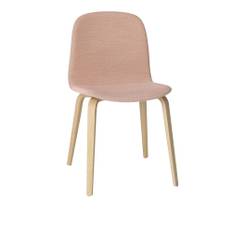 Muuto - Visu Chair, Wood Base, Steelcut Trio 515/Oak - Matstolar - Mika Tolvanen - Rosa - Trä