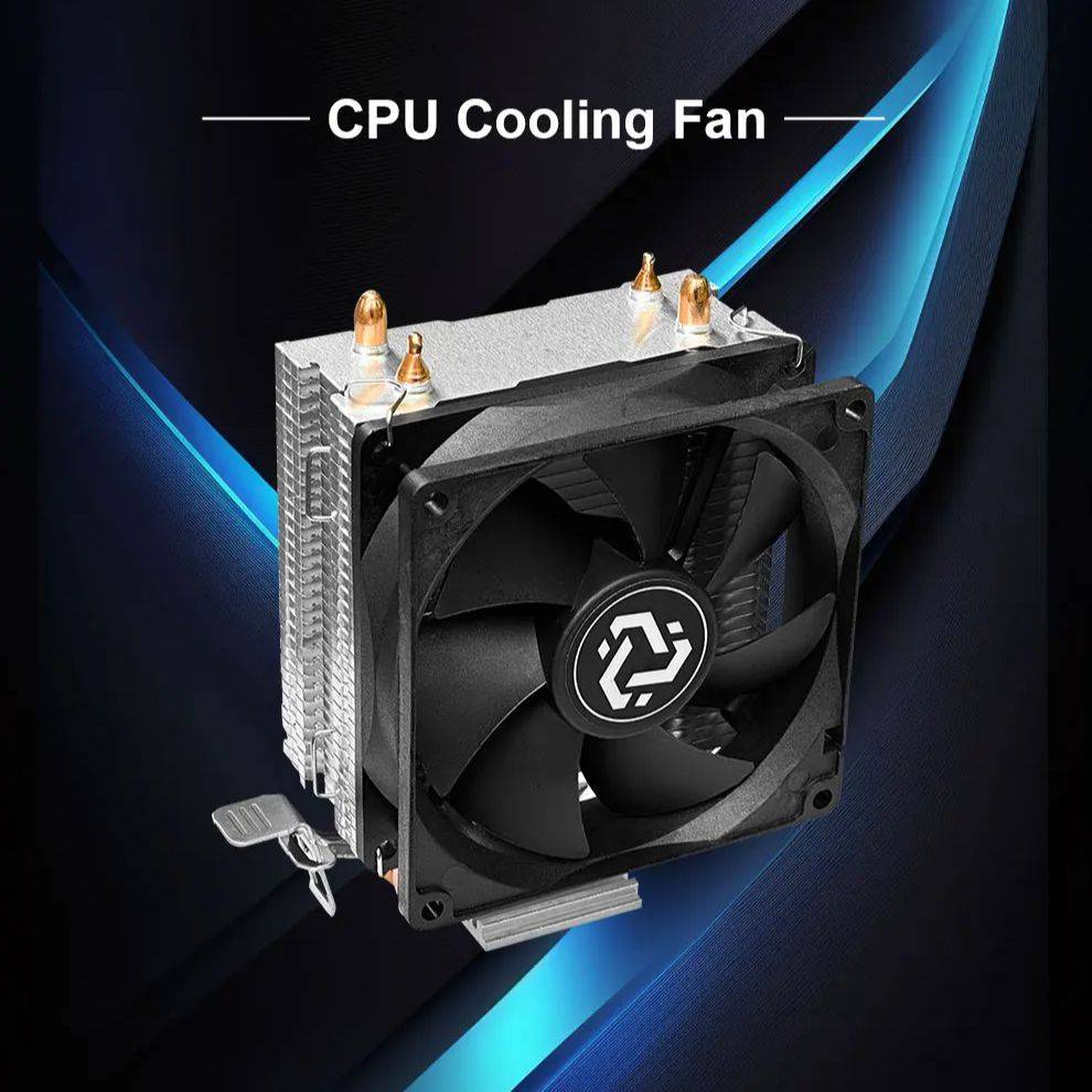 2 Heat Pipes CPU Air Cooler X79 X99 4Pin Processor Cooling Fan For Intel LGA  775 1366 1151 1155 1200 1700 2011 AMD AM3 AM4 AM5