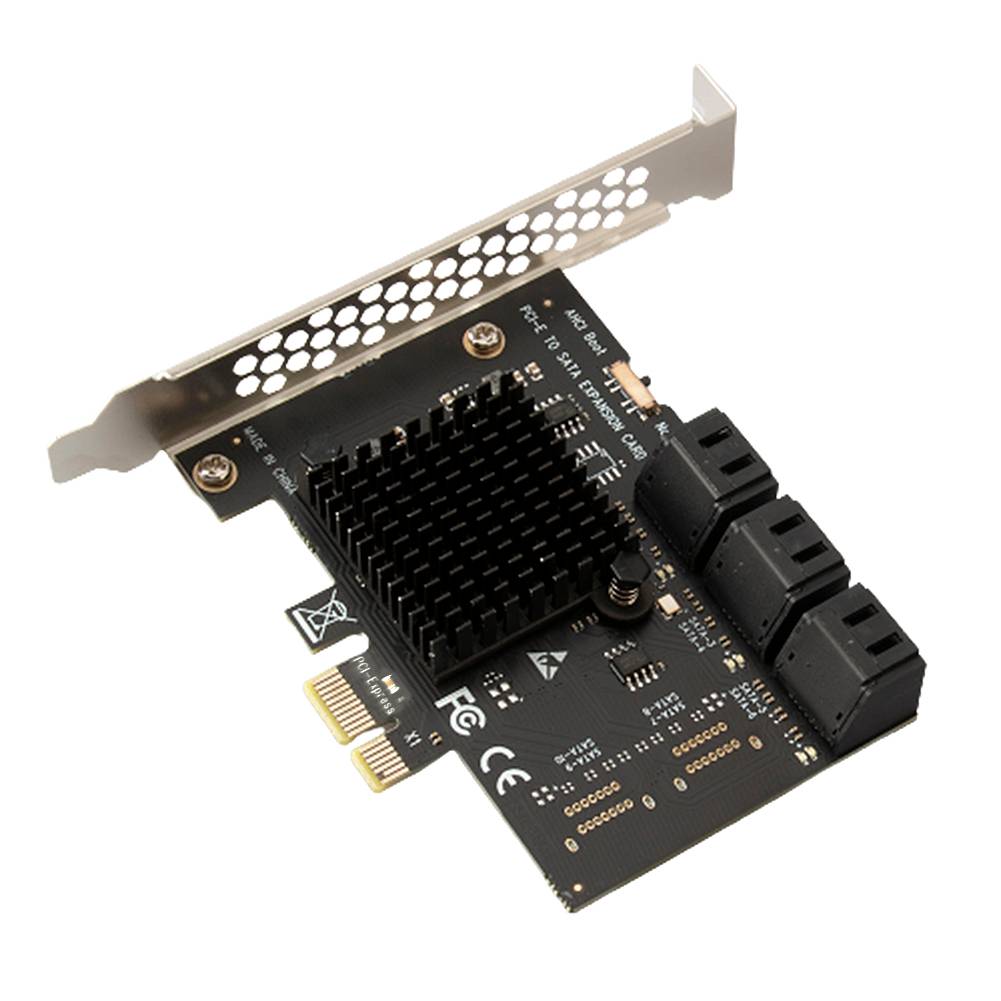 PCIE Sata Expansion Card PCI E 1X 4X To 2/3/4/6 Port Sata3.0 Adapter PCIE SATA Controller PCI Express Multiplier Controller
