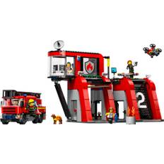 LEGO City - Brandstation med brandbil 6+