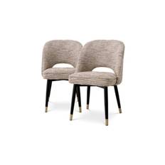 Cliff Dining Chair Mademoiselle beige Set of 2