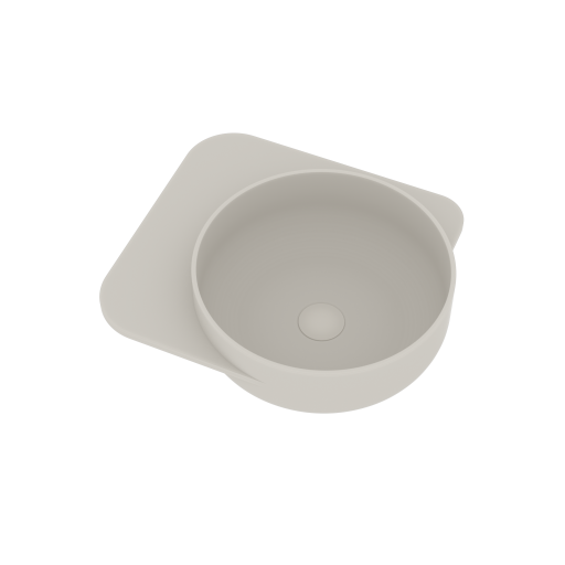 Ideavit SolidDual 2.0 håndvask, 49x43 cm, mat hvid