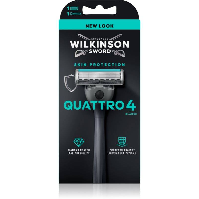 Wilkinson Sword Quattro Rakapparat för män 1 st.