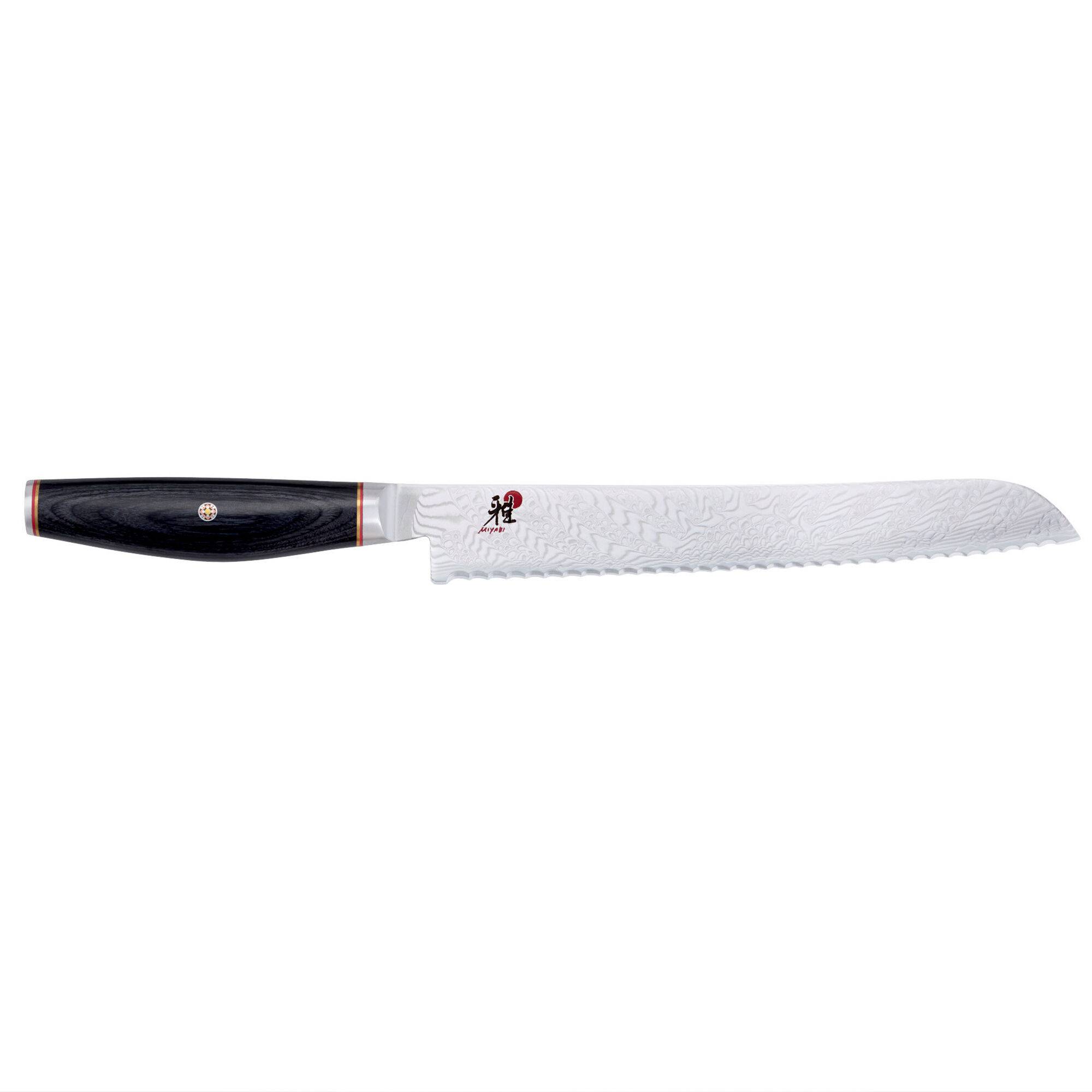 Miyabi Tenmei brödkniv 23 cm - Svart