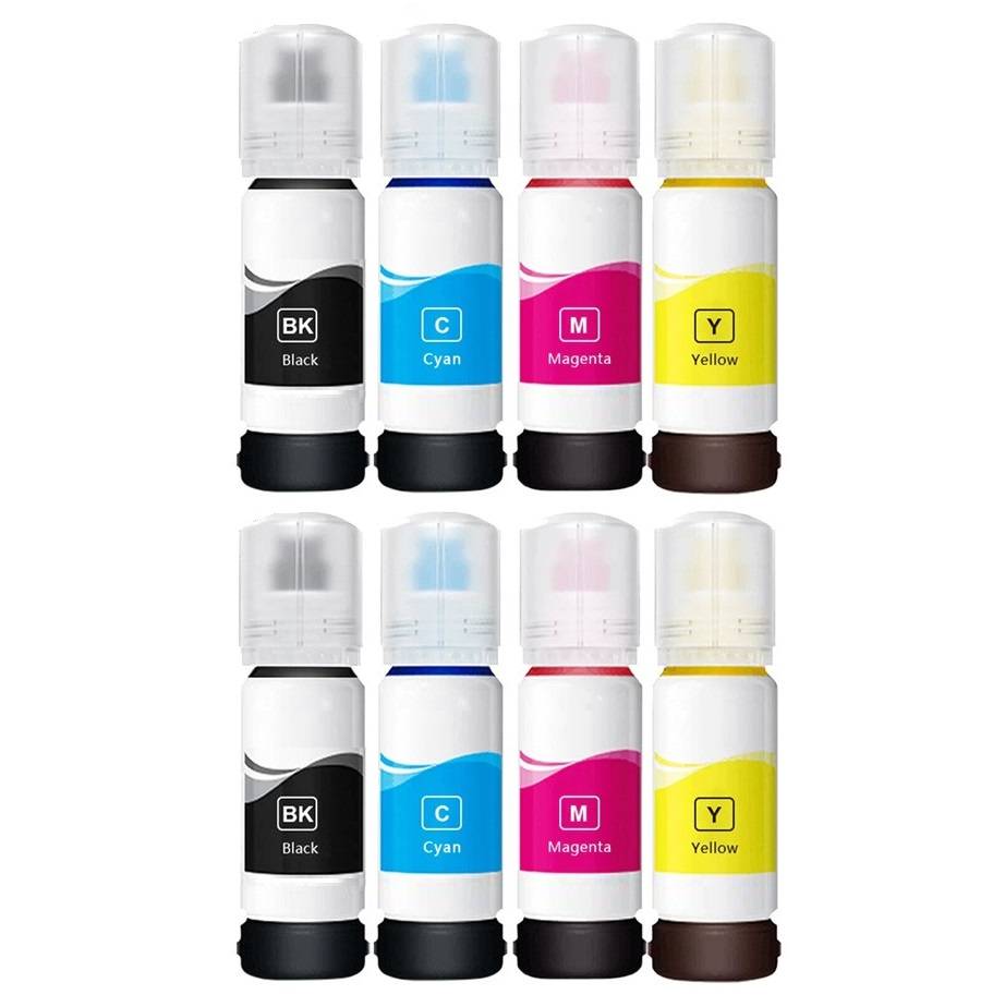 Epson 103 BCMY blækflaske 8 stk 560ml kompatibel rabatpakke