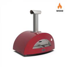 Alfa Forni - Moderno 2 Pizze Röd - Vedeldad pizzaugn -