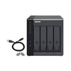 Qnap Erweiterungseinheit TR-004 4-Bay 16TB Bundle mit 2x 8TB Red Plus WD80EFPX