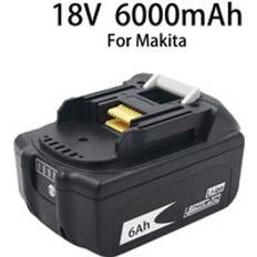 Med laddare bl1860 laddningsbart batteri 18 v 6000 mah litiumjon för makita 18v batteri 6ah bl1840 bl1850 bl1830 bl1860b lxt 400