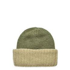 BECKSÖNDERGAARD Two-Toned Oma Beanie |Khaki green |One Size