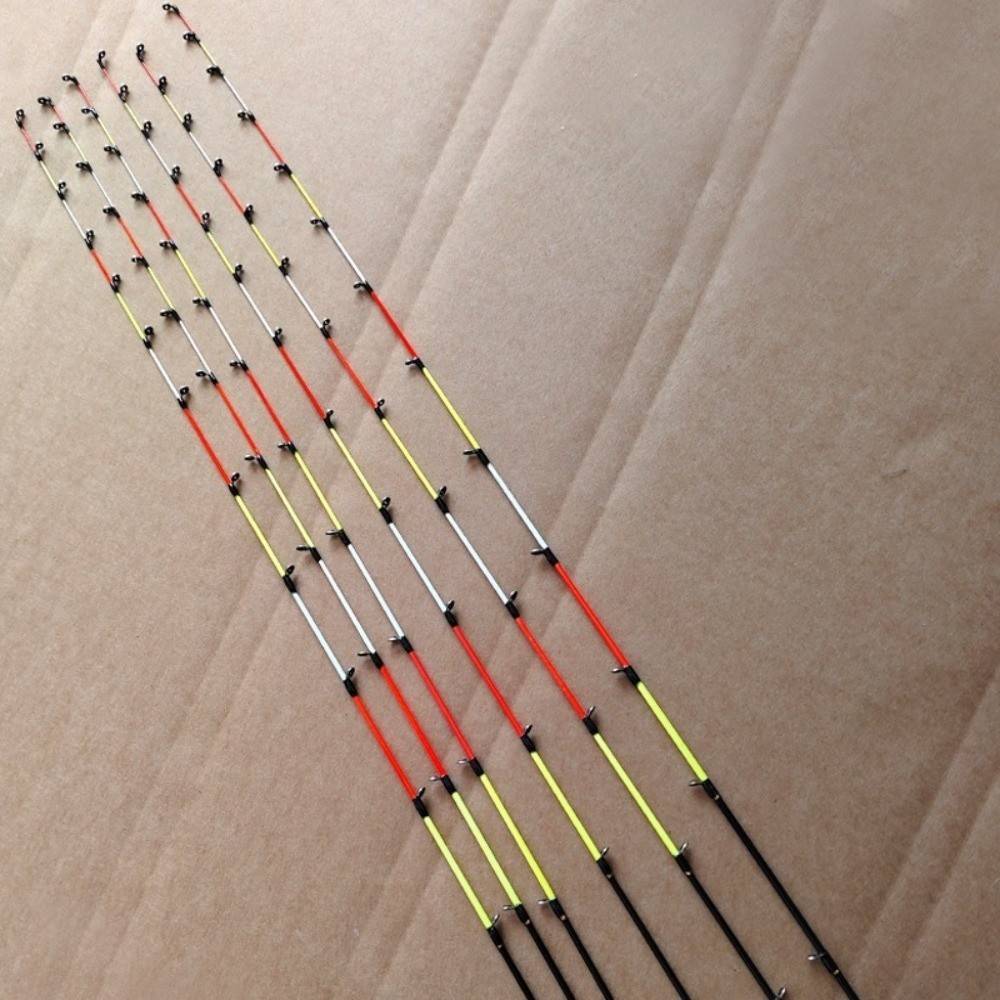 Round Tip Fishing Rod Tip nanometre 55cm Length Winter Fishing Rod Short Sections Portable Design Fishing Tackles