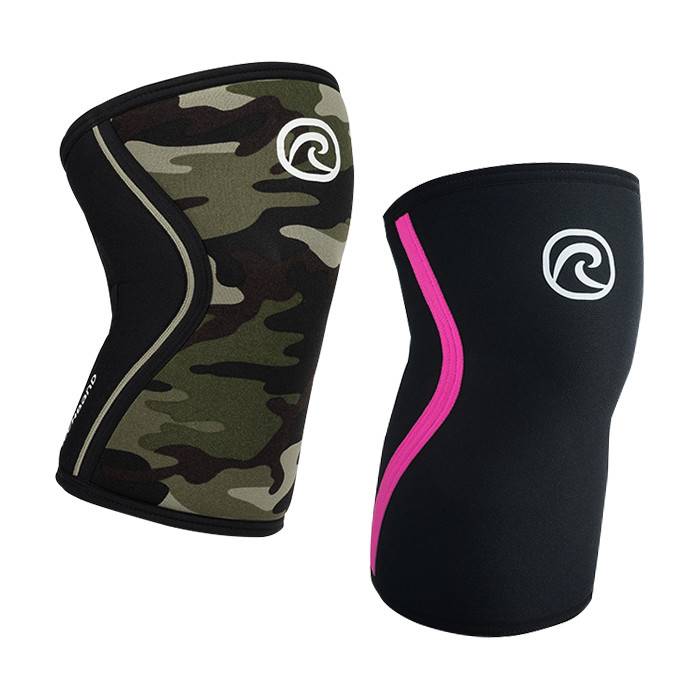 Støtte & beskyttelse Rehband RX Knee Sleeve 7mm x2 - Bodyman.dk