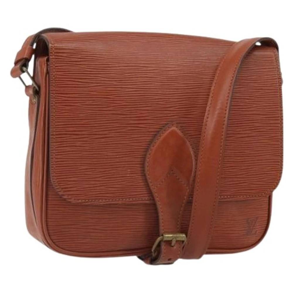 Louis Vuitton Vintage Pre-owned Vintage Læder Cross Body Taske - Vintage - Dame - Brun - ONE SIZE - Læder
