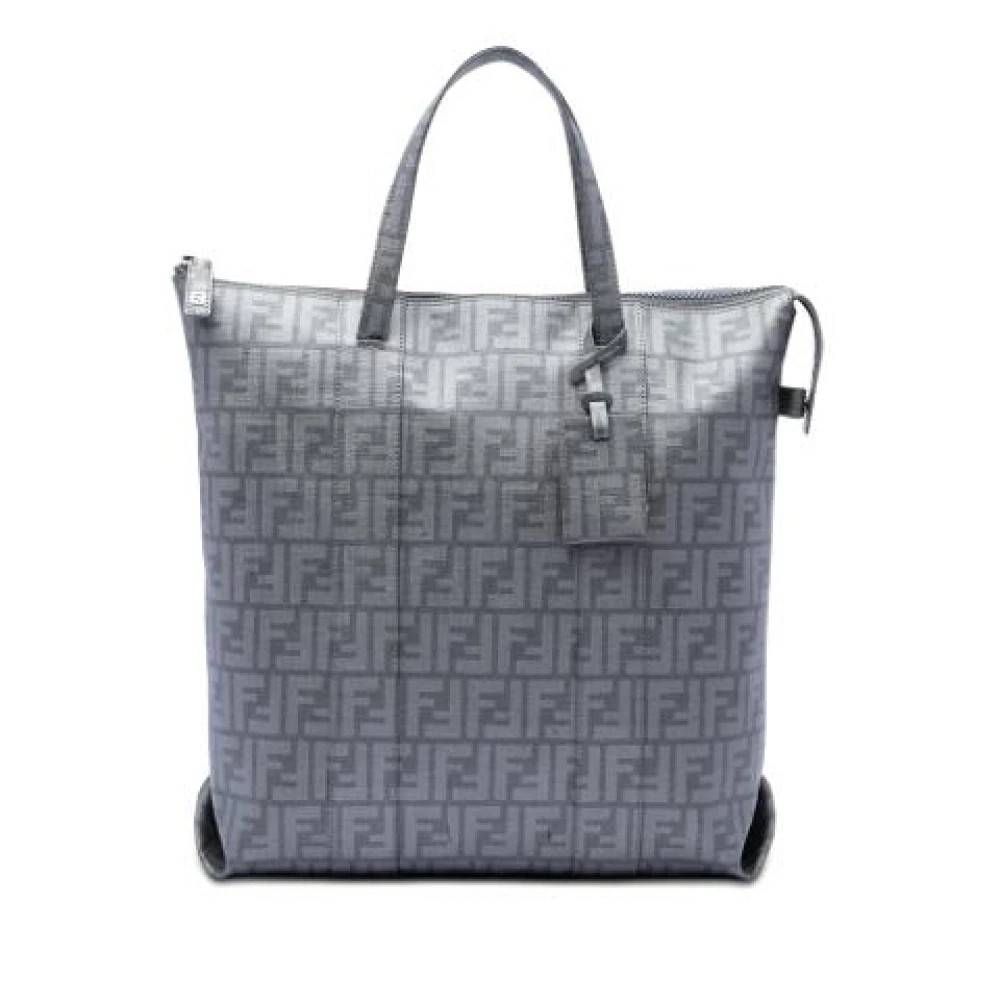 Fendi Vintage Pre-owned Canvas fendi-tasker - Vintage - Dame - Grå - ONE SIZE -
