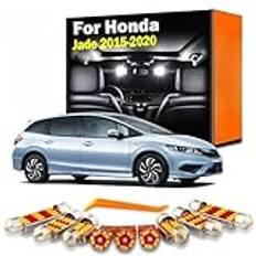 10st interiör LED Trunk registreringsskylt Light Kit för Honda Jade 2015 2016 2017 2018 2019 2020 Biltillbehör