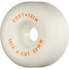 Mini Logo Wheels Hard Wheels Park Street Ramp Bowl Skateboard Skateboard sk8 Powell 101A Set of 4 WHITE 52mm [MINI LOGO] A-CUT vit