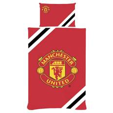 JOKER Bed Sheet Manchester United 150X210 & 50X60 |Röd |150X210 cm;50X60 cm