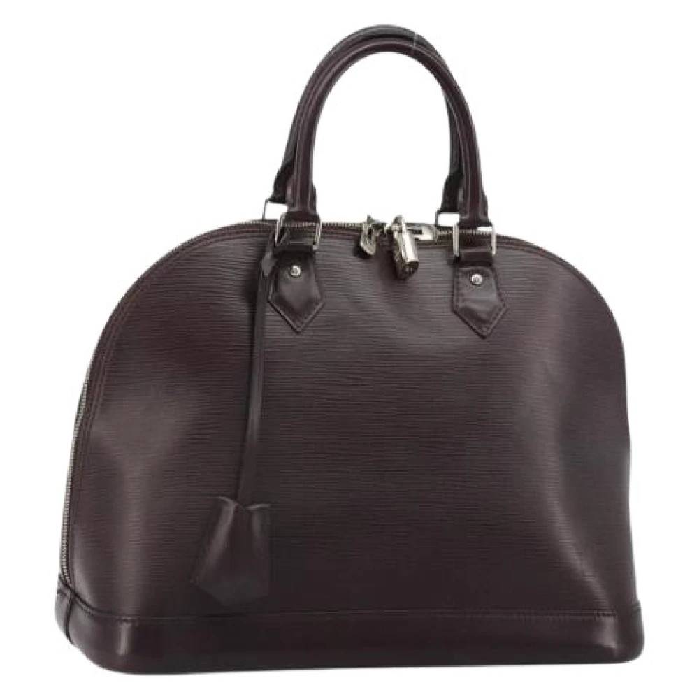 Louis Vuitton Vintage Pre-owned Alma Håndtaske - Vintage - Dame - Lilla - ONE SIZE - Læder