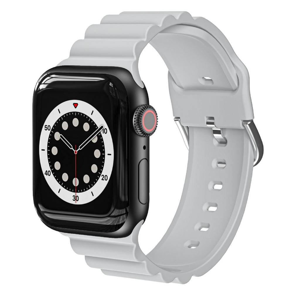 Apple Watch 42/44/46/49mm Urrem Silikone - Grå