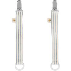 Konges Sløjd 2 Pack Pacifier Strap - Från Magasin - P25032 (ONE SIZE)