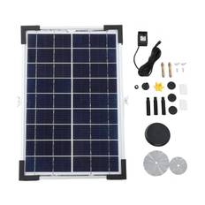 Solar Powered Water Pump Kit 150cm Lift 200L/H Flow Rate Water Fountain Pump for Bird Bath Garden