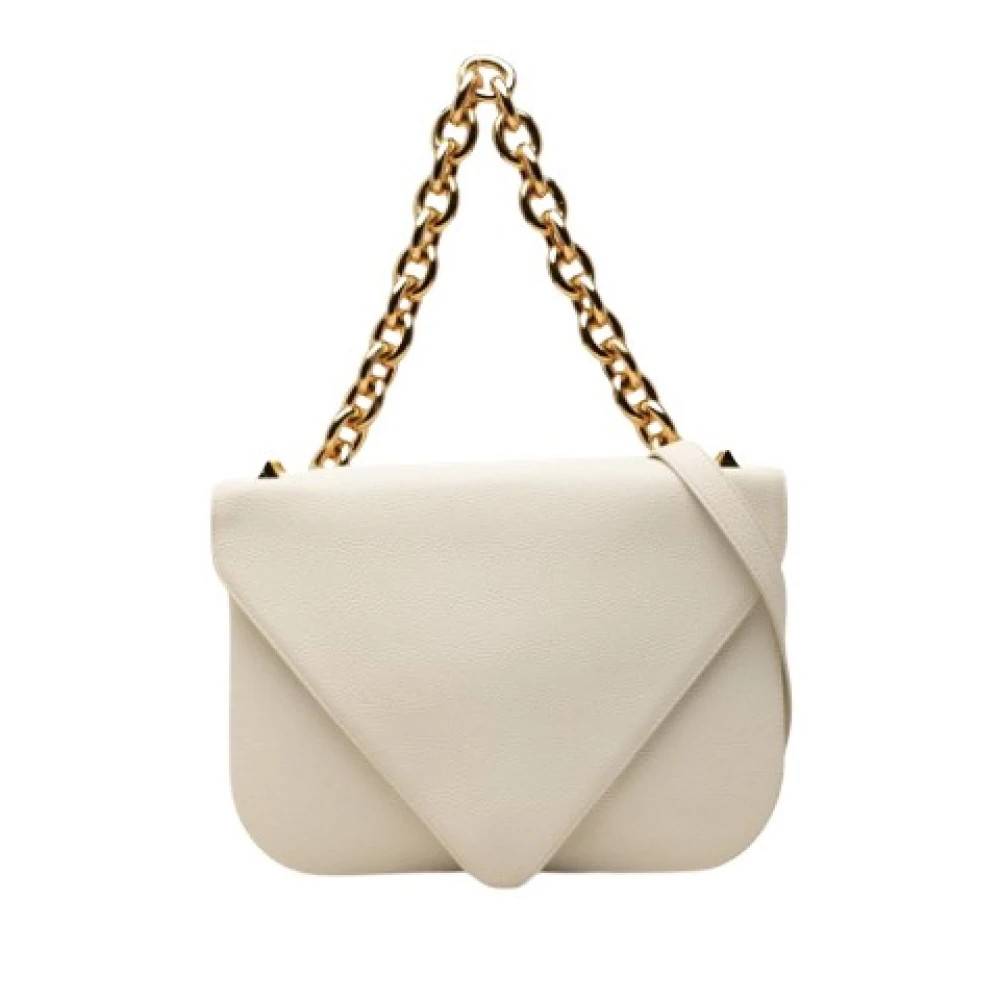 Bottega Veneta Vintage Pre-owned Vintage Skuldertaske - Vintage - Dame - Hvid - ONE SIZE - Uld
